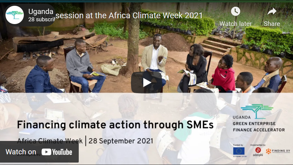 UGEFA session at the Africa Climate Week 2021